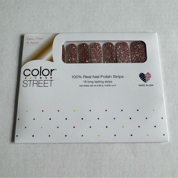 Color Street: Tokyo Lights | Rose Gold Glitter Sparkle Party Metallic Pink - Picture 3 of 16